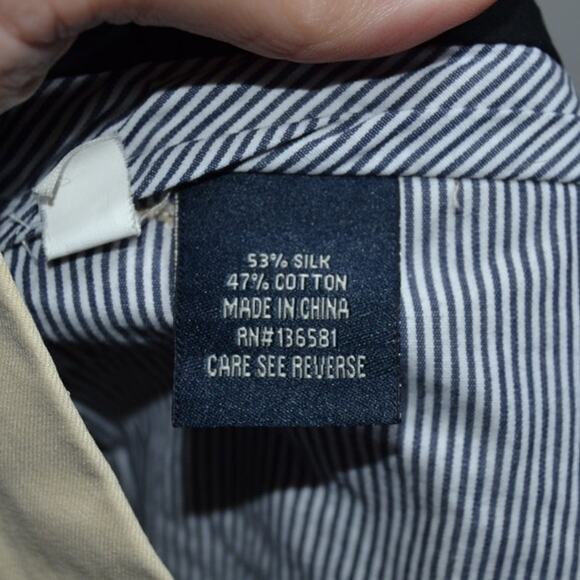 Nat Nast Men's Lux Originals Khaki Silk Cotton Blend Shorts Size 38 - Picture 4 of 11